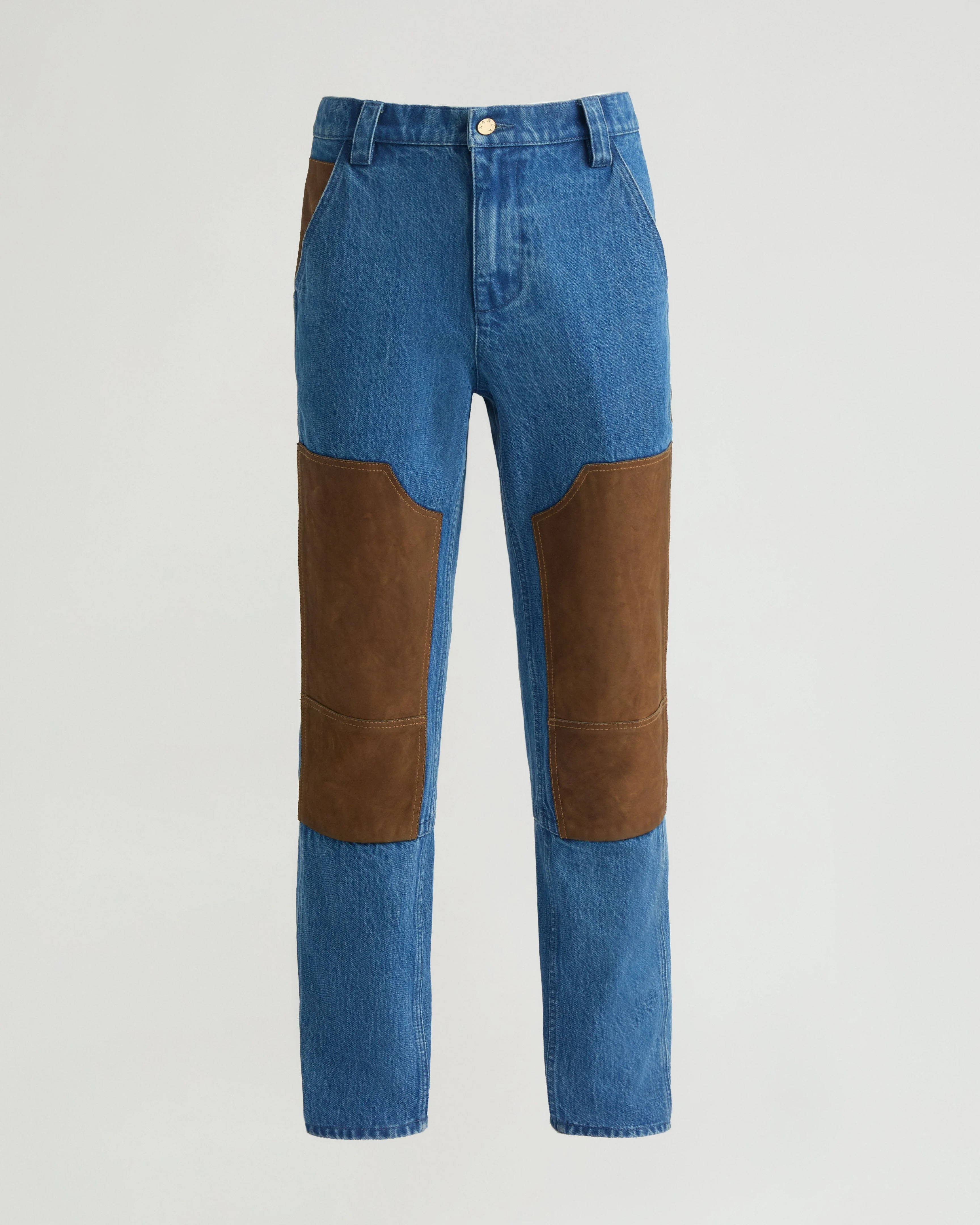 Gatineau Denim Pants With Nubuck - 1