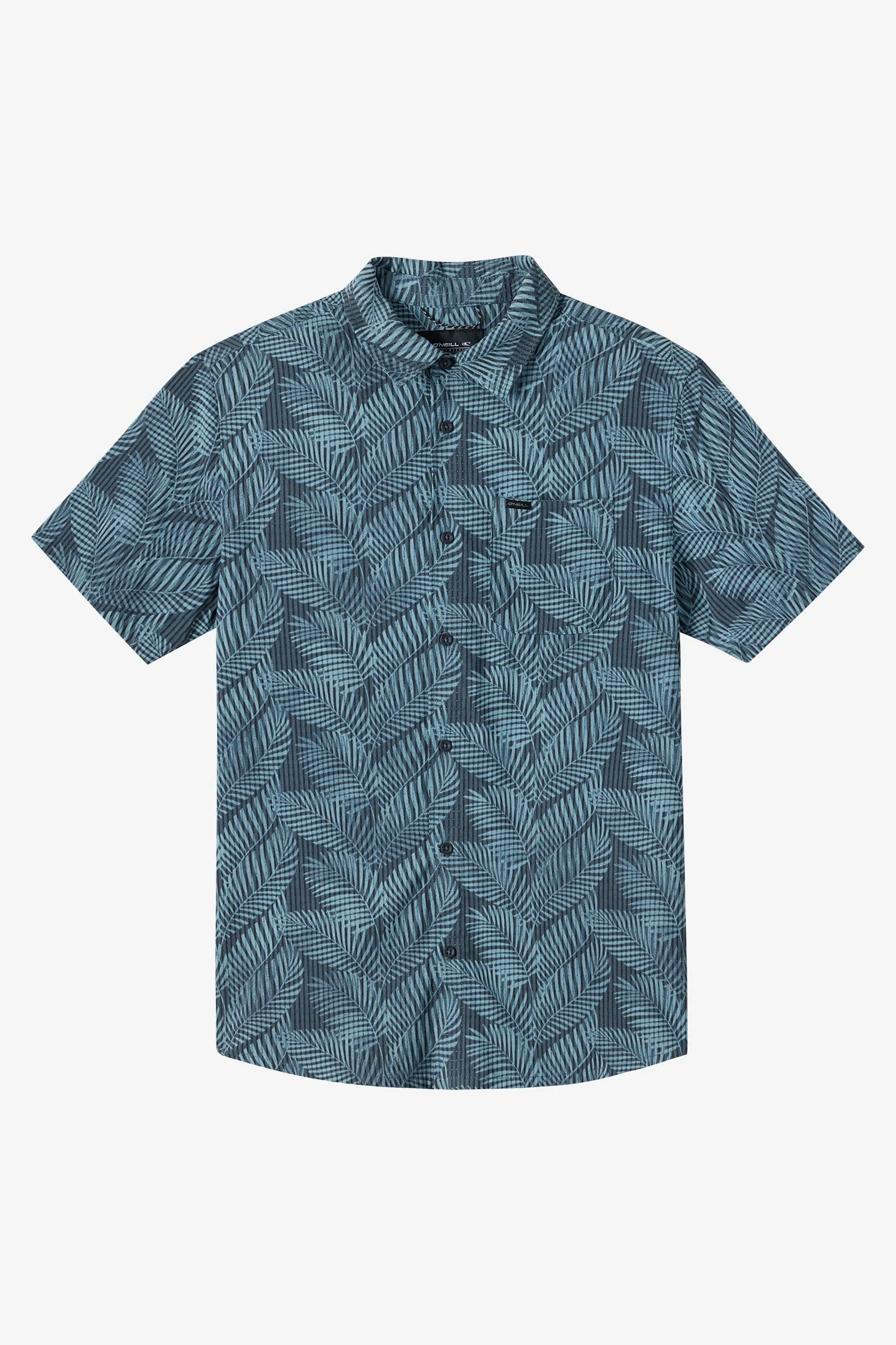 TRVLR Perforated Printed Standard Fit Shirt - 1