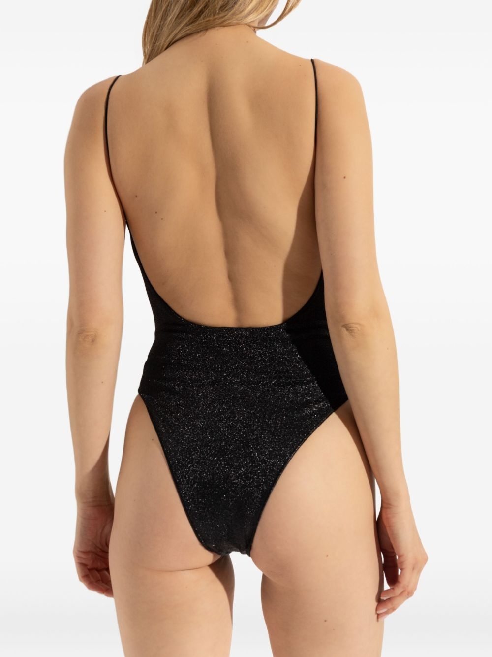 glitter-detailing swimsuit - 3