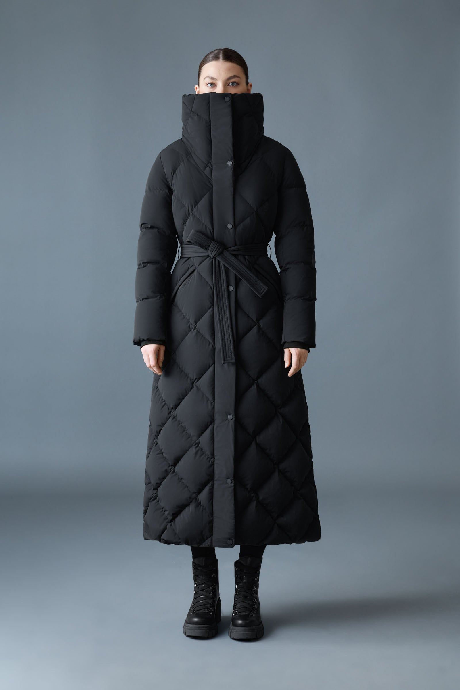 LAURELLA 2-in-1 Light Down Belted Coat - 3