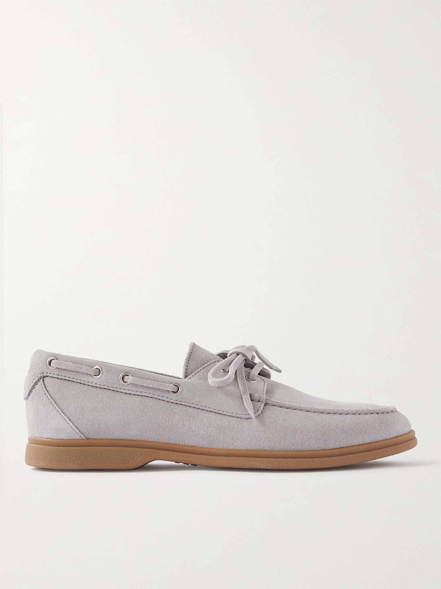 Suede Boat Shoes - 1