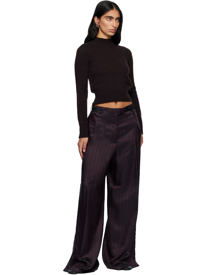 Dries Van Noten Brown Fitted Sweater outlook