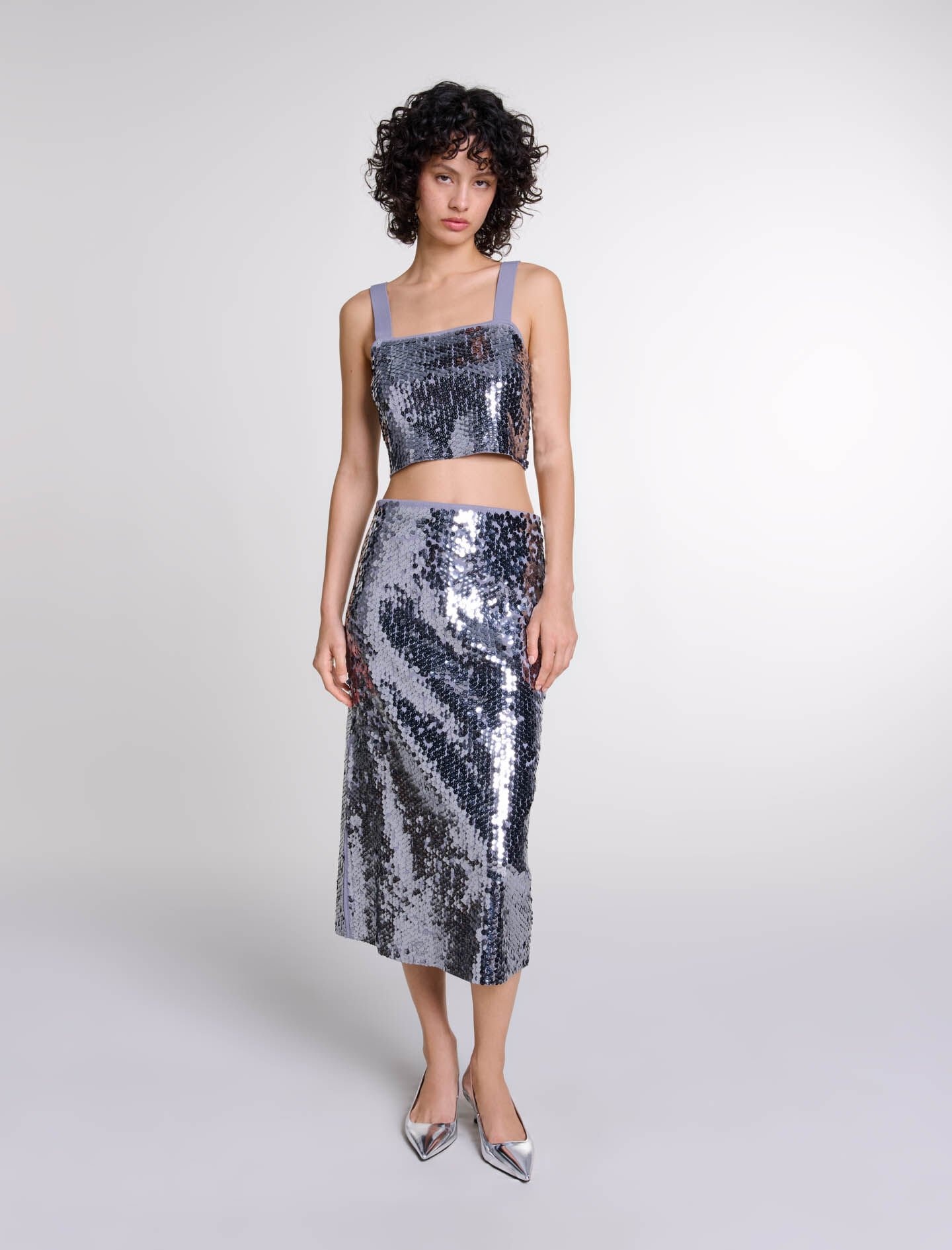 Sequinned knit top - 2