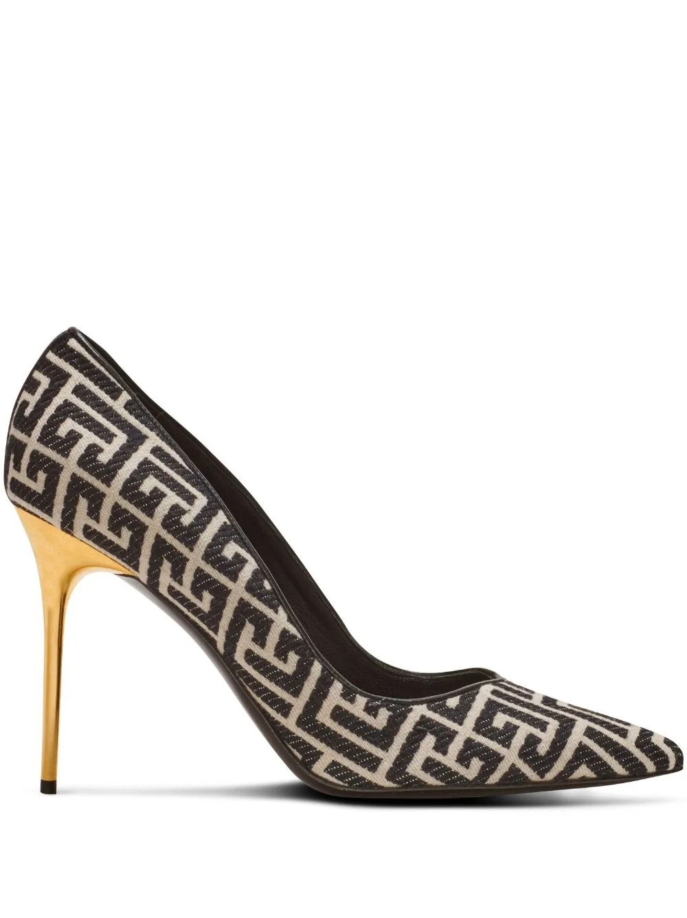 Ruby 95mm monogram pumps - 1
