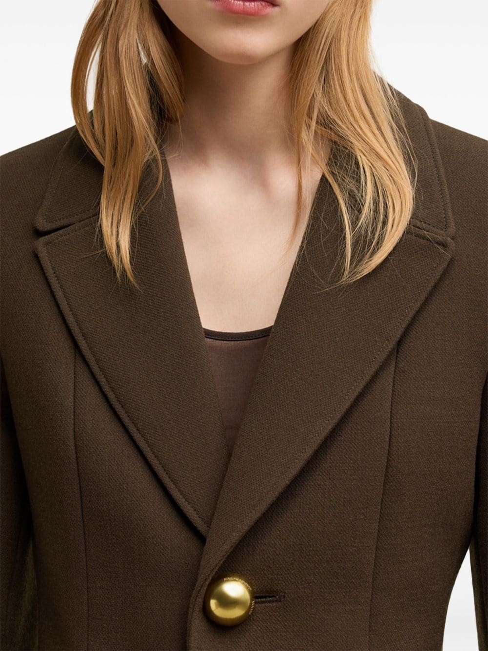 fitted buttoned jacket - 6