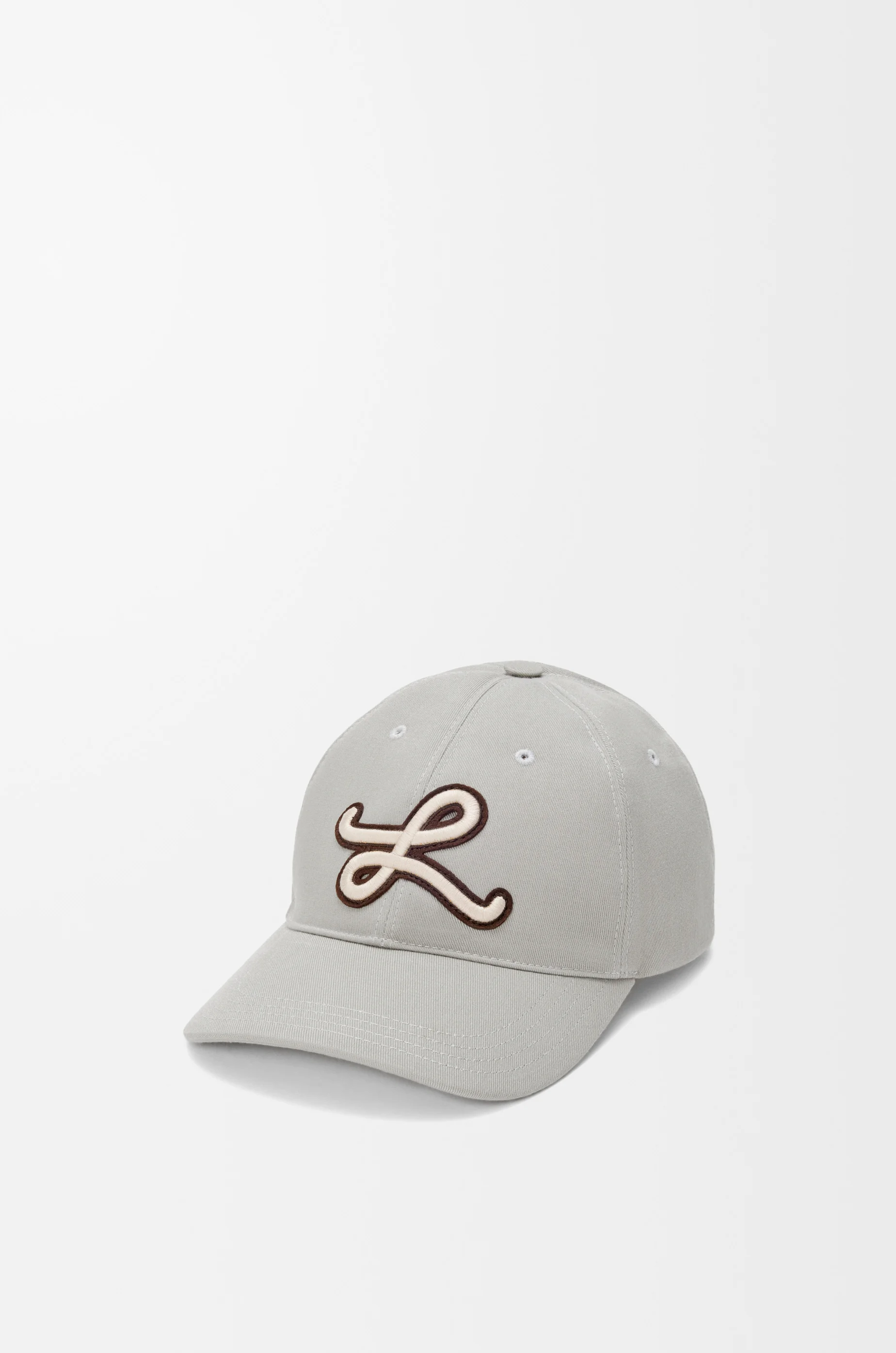 L patch cap in cotton - 1