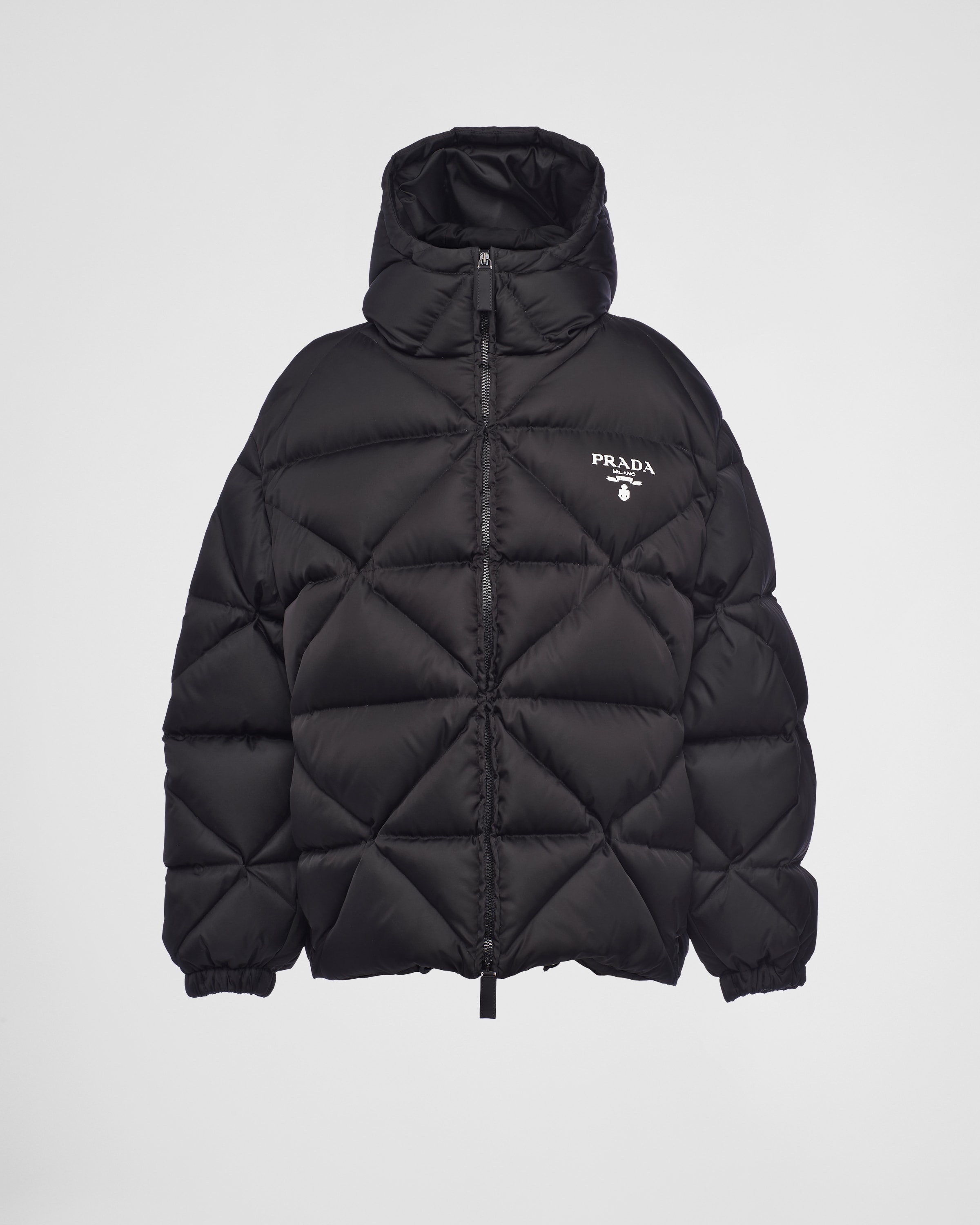 Oversized Re-Nylon Gabardine down jacket - 1