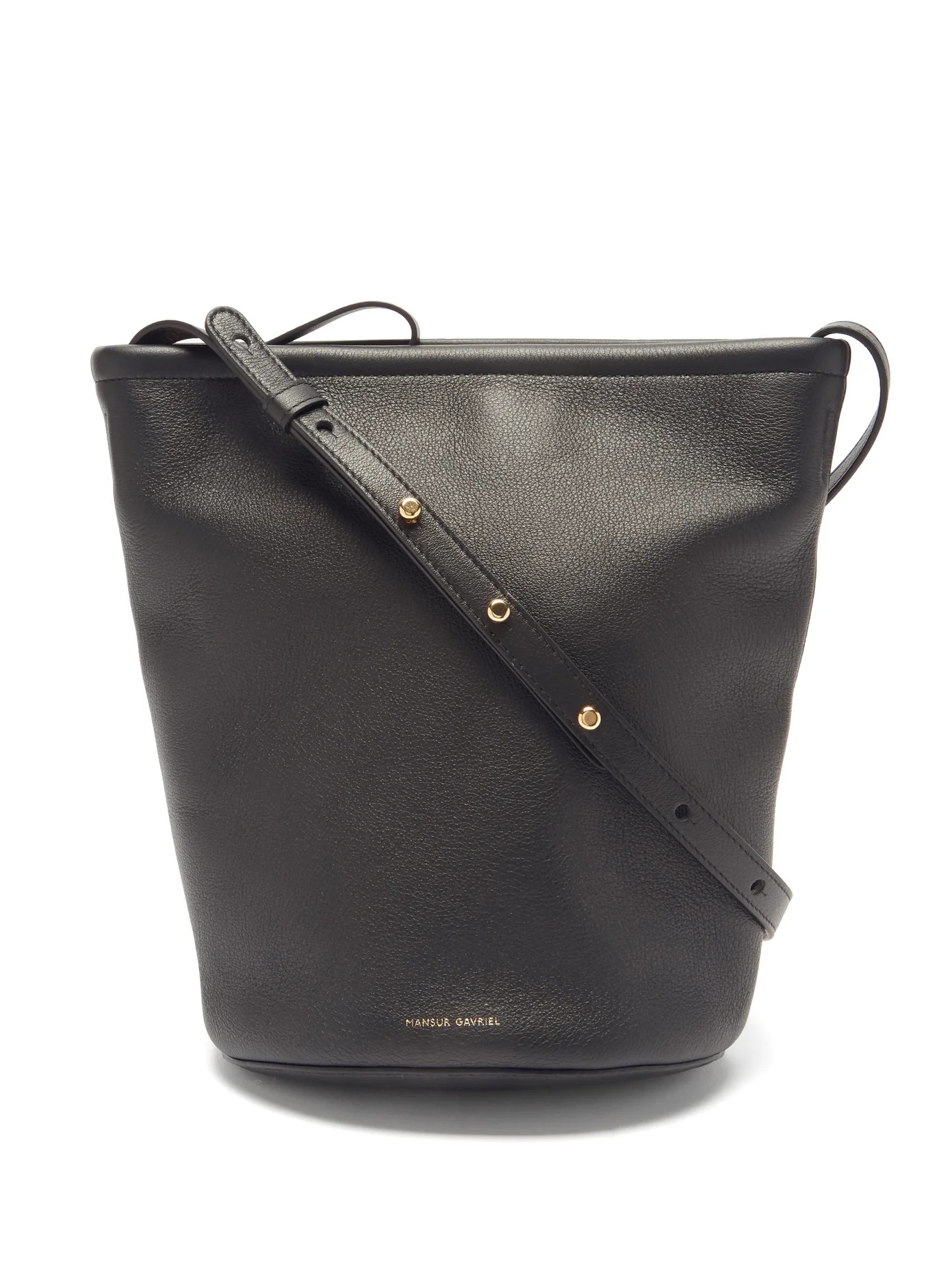 Zip Bucket medium leather shoulder bag - 1