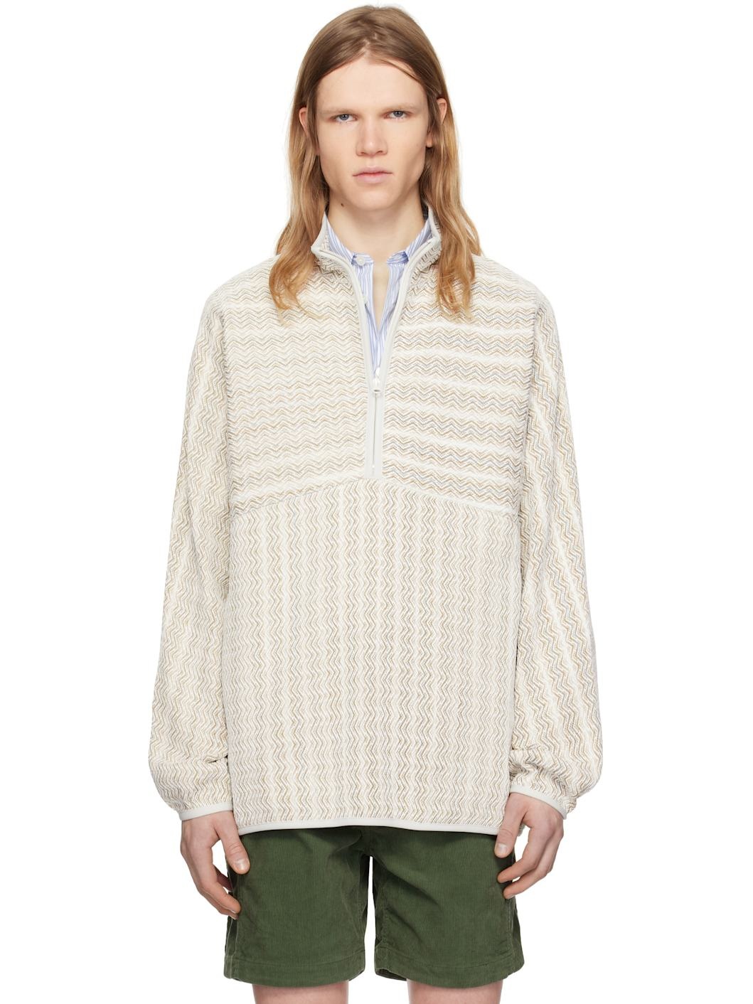 Off-White Mosley Inlay Popover Sweater - 1