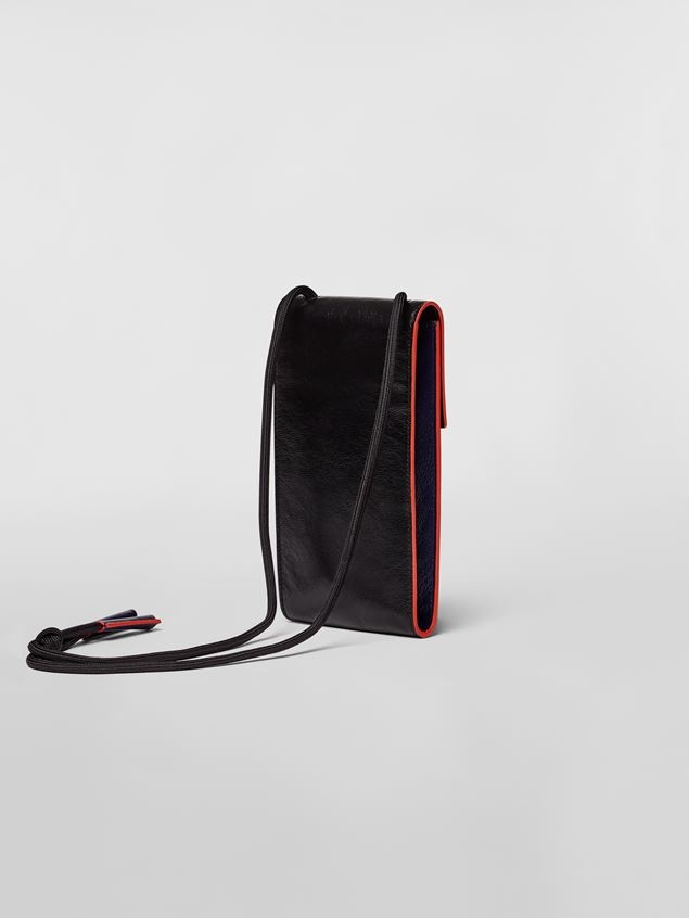 PHONE CASE IN TWO-TONE SHINY CALFSKIN 3
