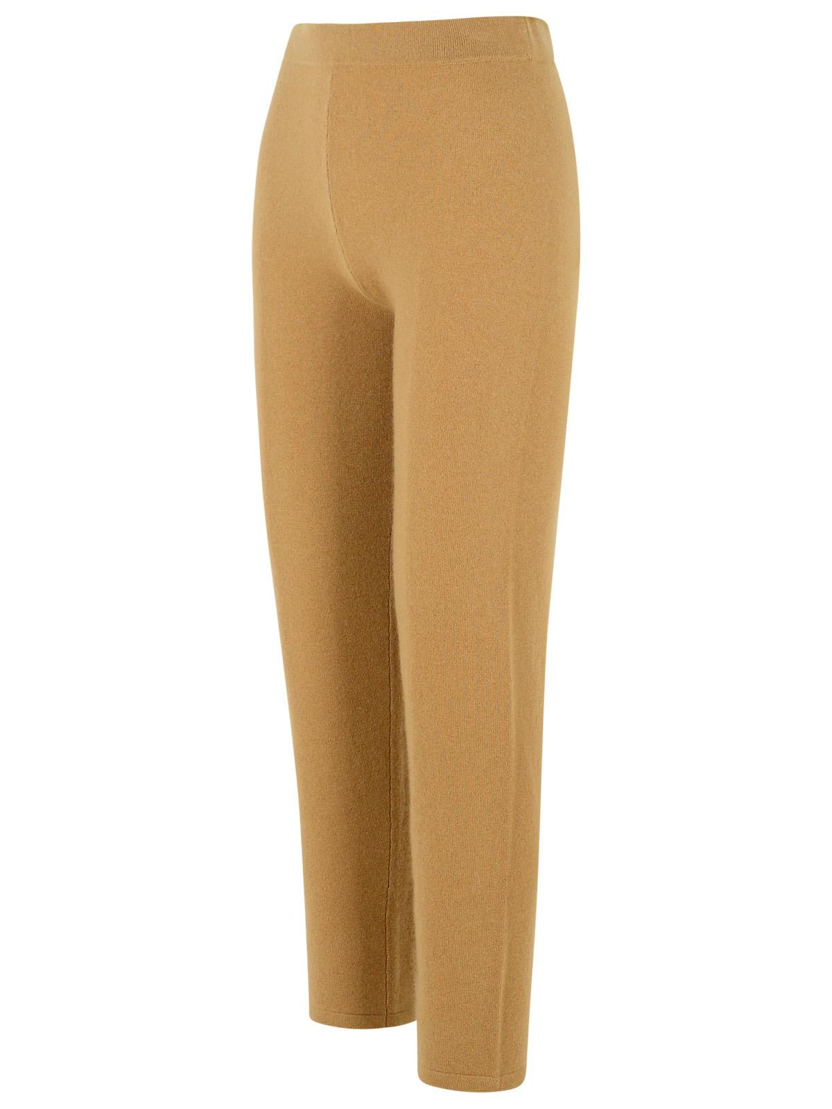 Max Mara Beige Cashmere Blend Trousers Women - 2