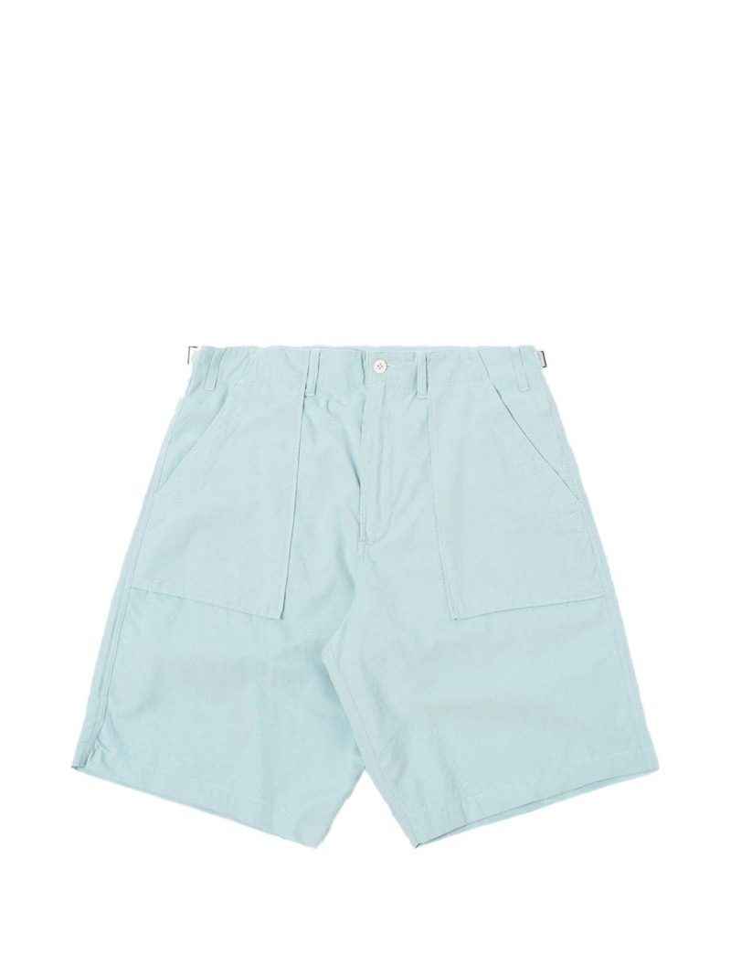 Fatigue patch-pocket shorts 1
