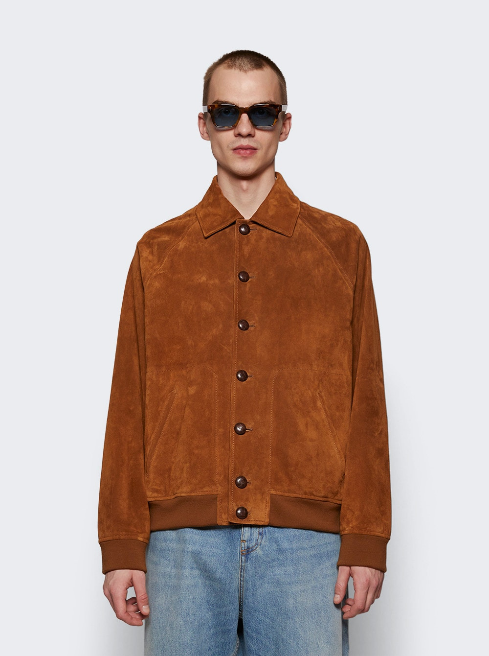 Suede Jacket Tan - 3