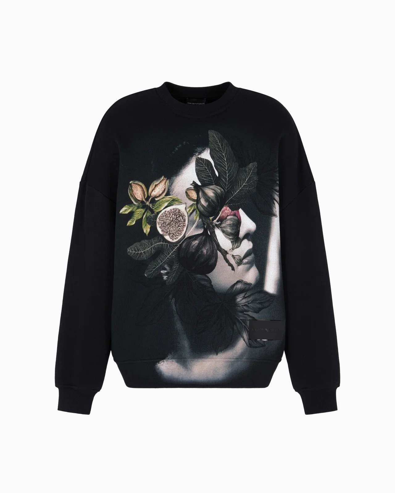 ASV JERSEY TWILL SWEATSHIRT WITH WOMAN AND FOLIAGE PRINT - 1