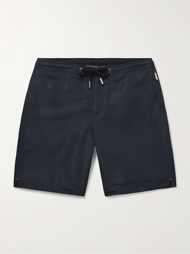 Dane Straight-Leg Long-Length Swim Shorts - 1