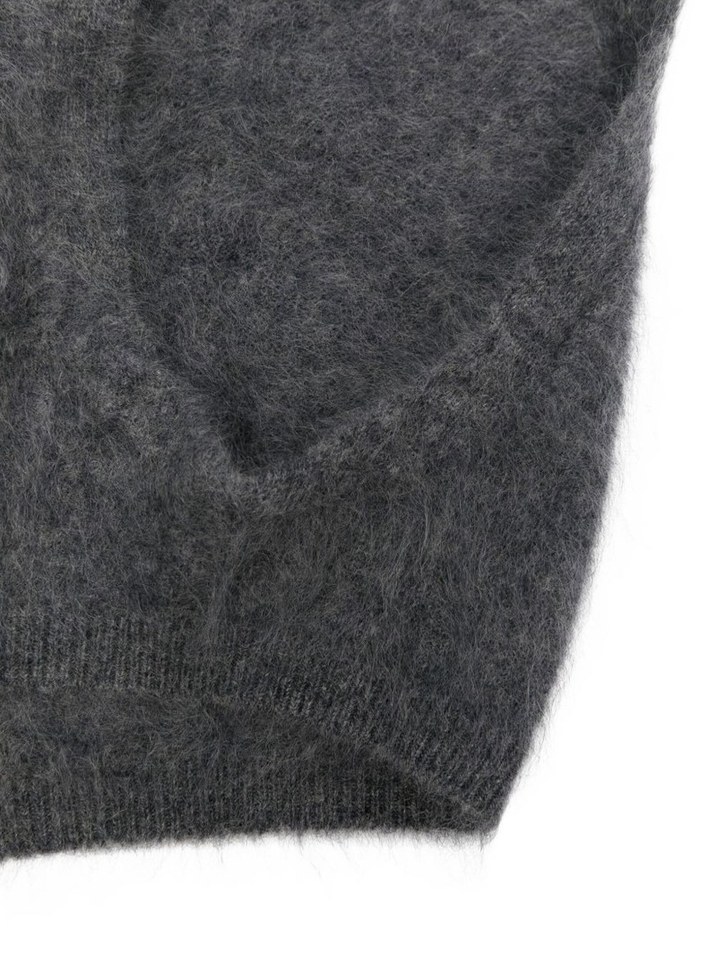 brushed-effect cashmere balaclava 3