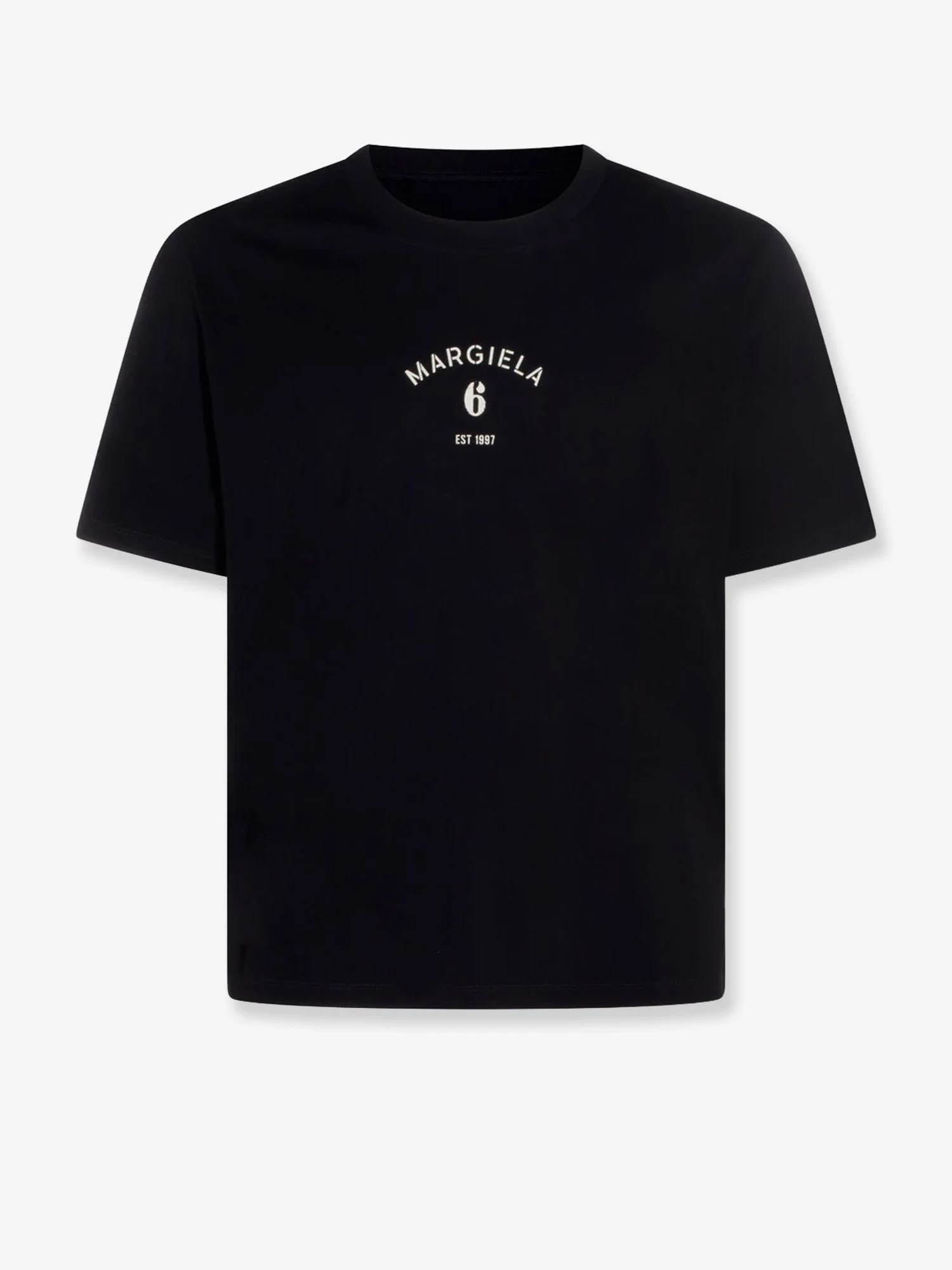 Mm6 Maison Margiela Cotton T-Shirt With Iconic Print - 1