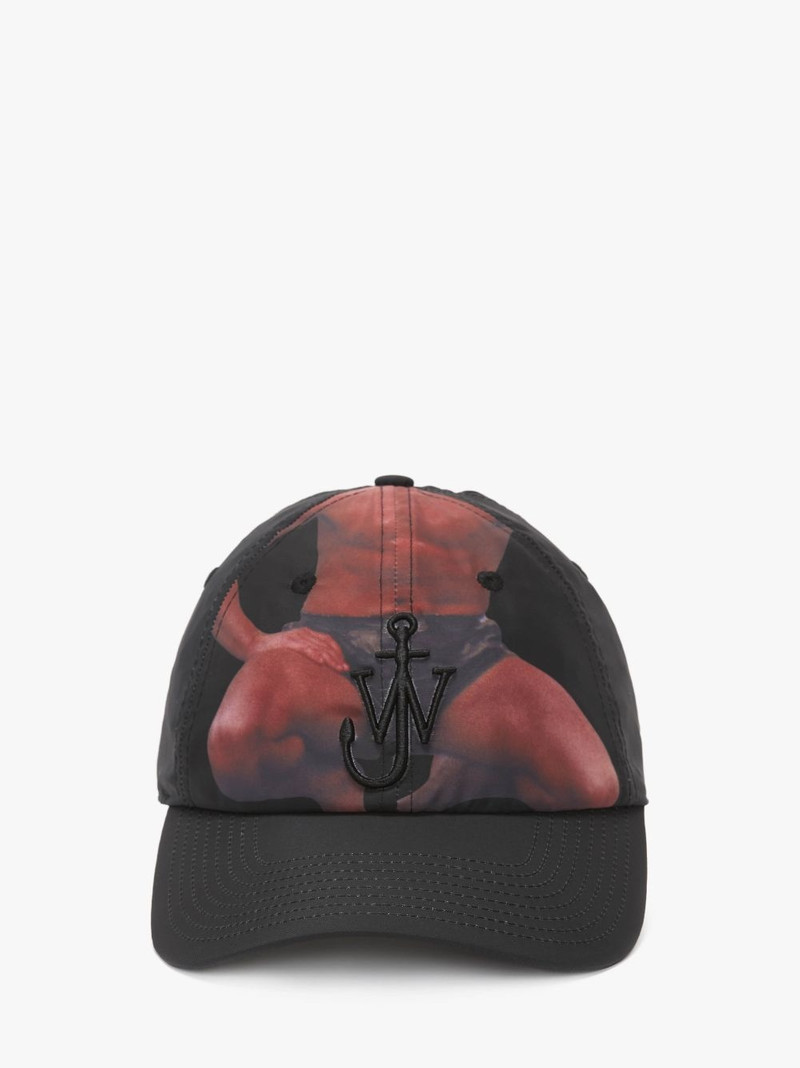 PRINTED BASEBALL CAP WITH ANCHOR LOGO 1