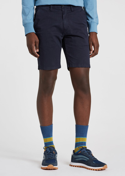 Paul Smith Garment-Dyed Stretch Pima-Cotton Shorts outlook