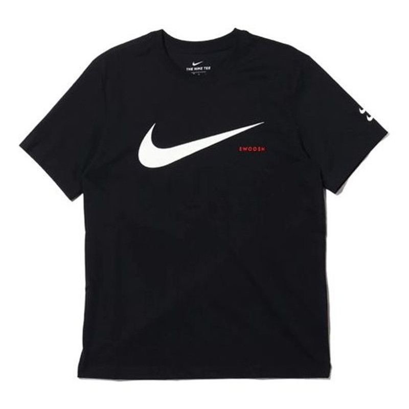 Nike Swoosh logo Double Hook Half-sleeved Black CK2253-010 - 1