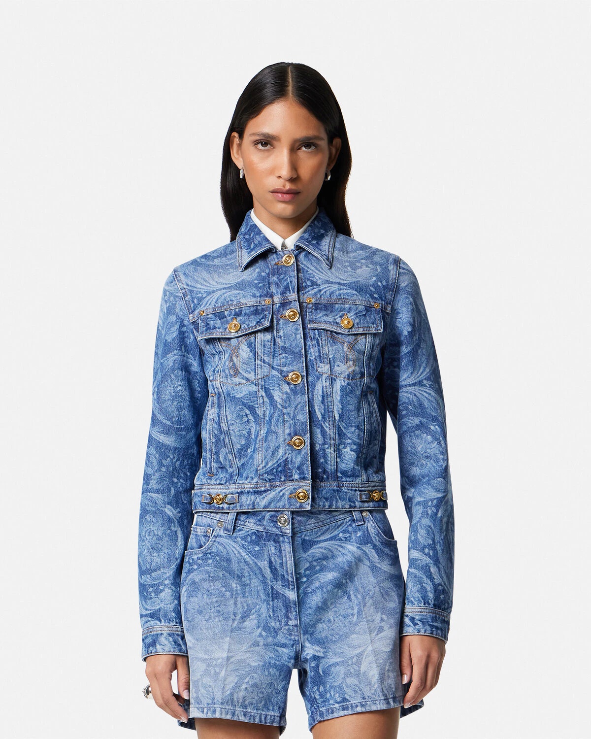 Barocco Classic Denim Jacket - 4