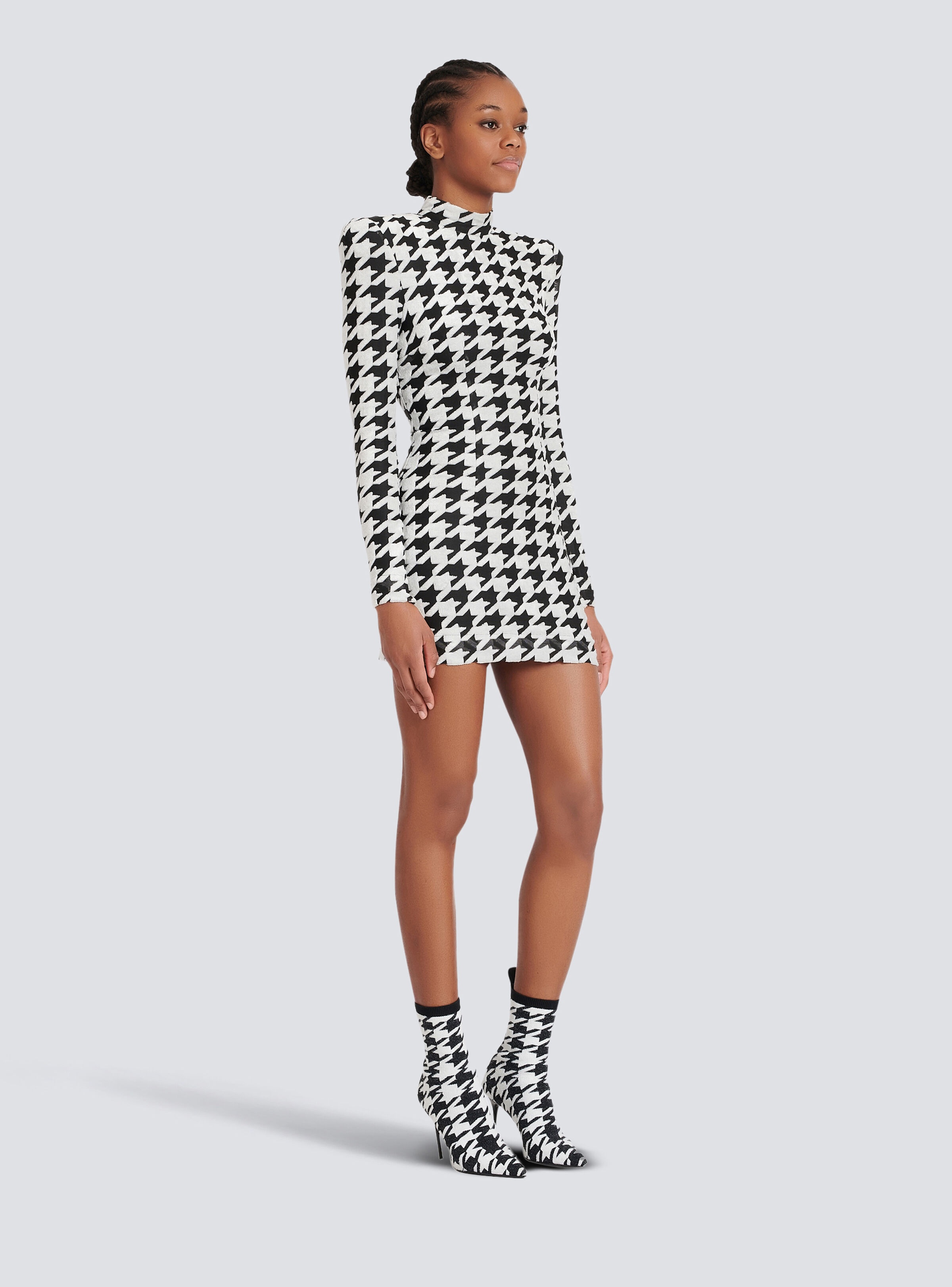 Balmain houndstooth dress hotsell