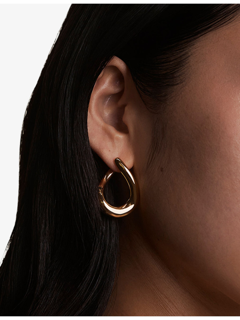 Molten XL 14ct Yellow-Gold Plated Brass Hoops 4
