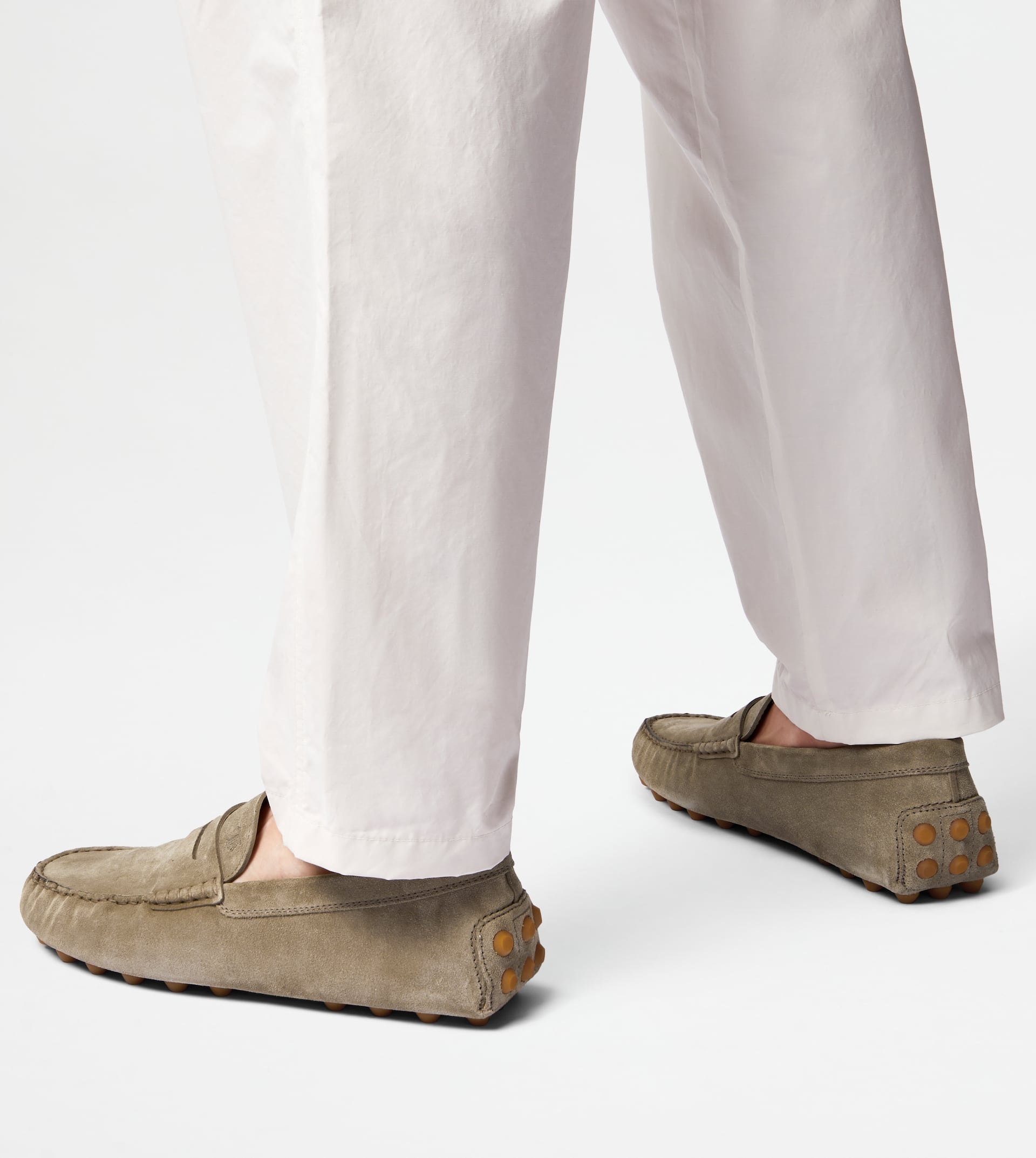 TOD'S GOMMINO BUBBLE IN SUEDE - BEIGE, ORANGE - 7