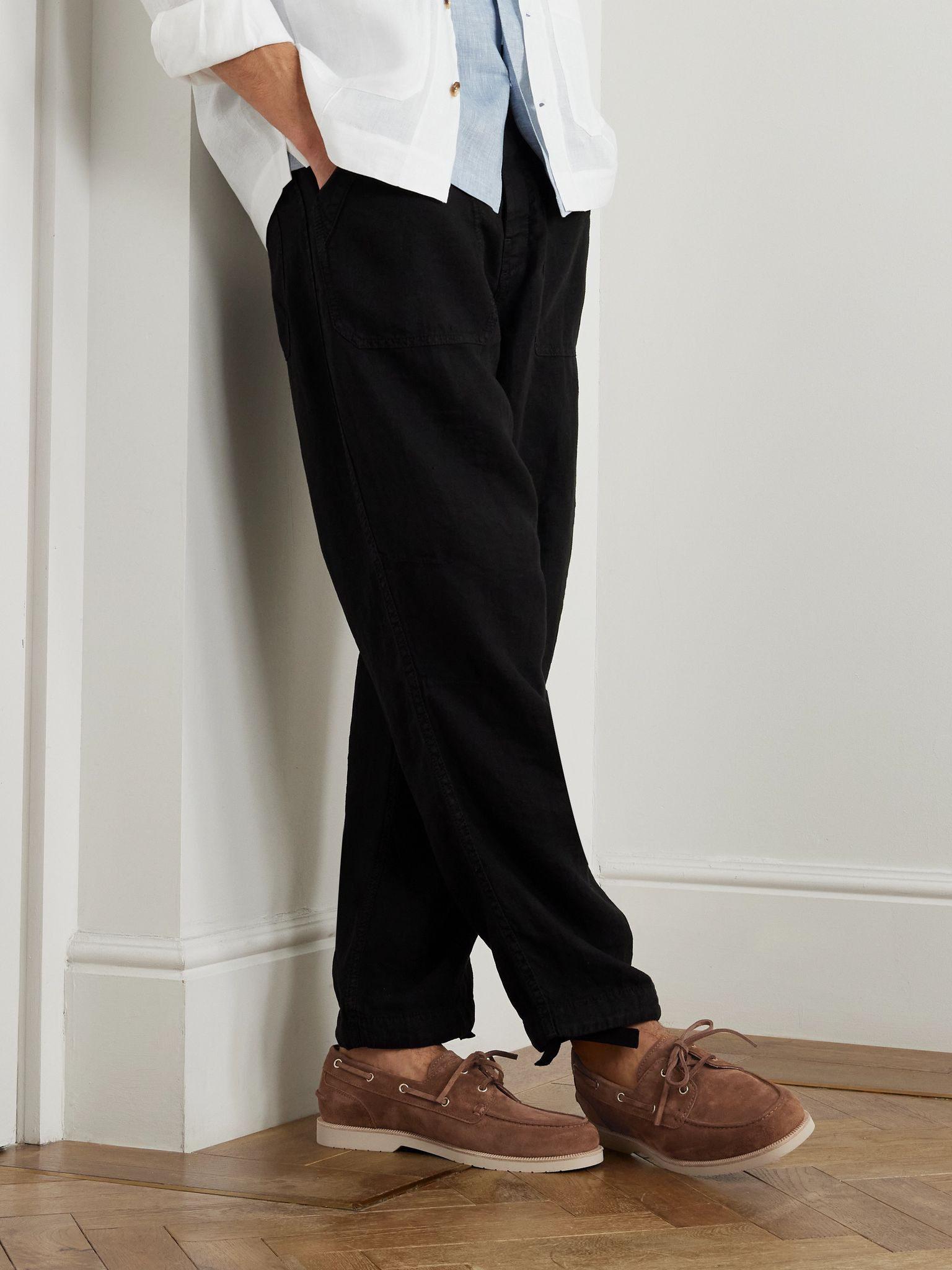 Suede Boat Shoes Brown - 2