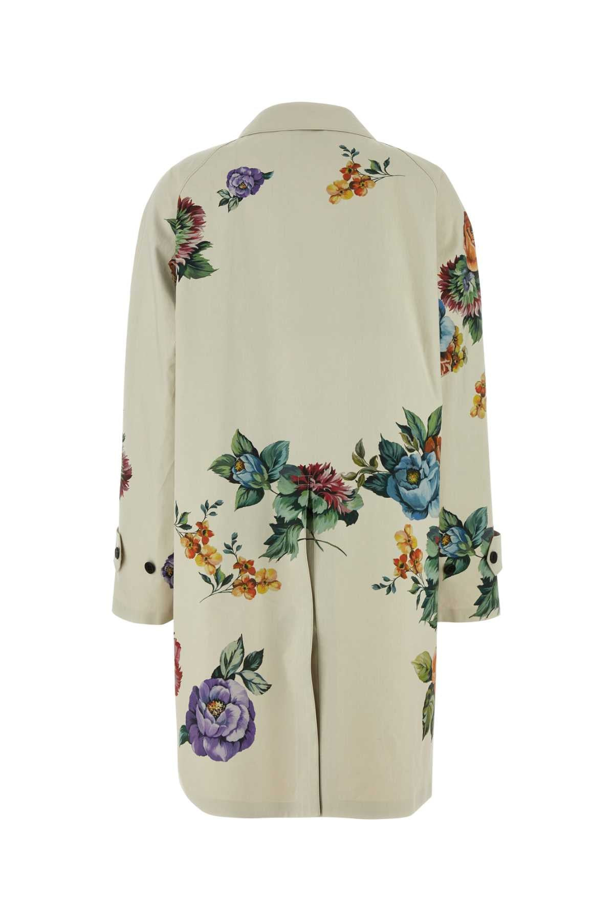 Prada Women Printed Cotton Overcoat - 2