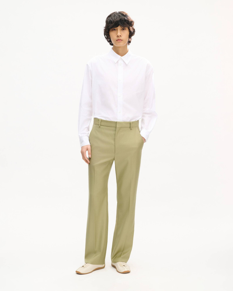 KENZO Straight tailored pants in virgin wool outlook