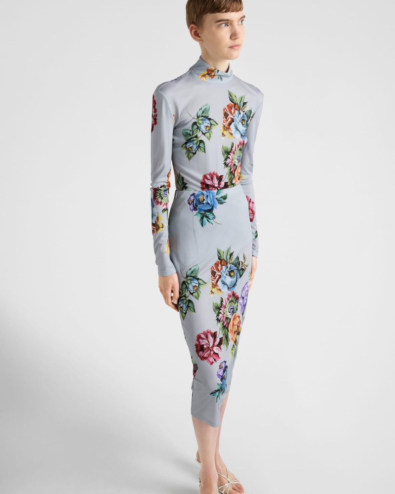 Printed organzine skirt 3