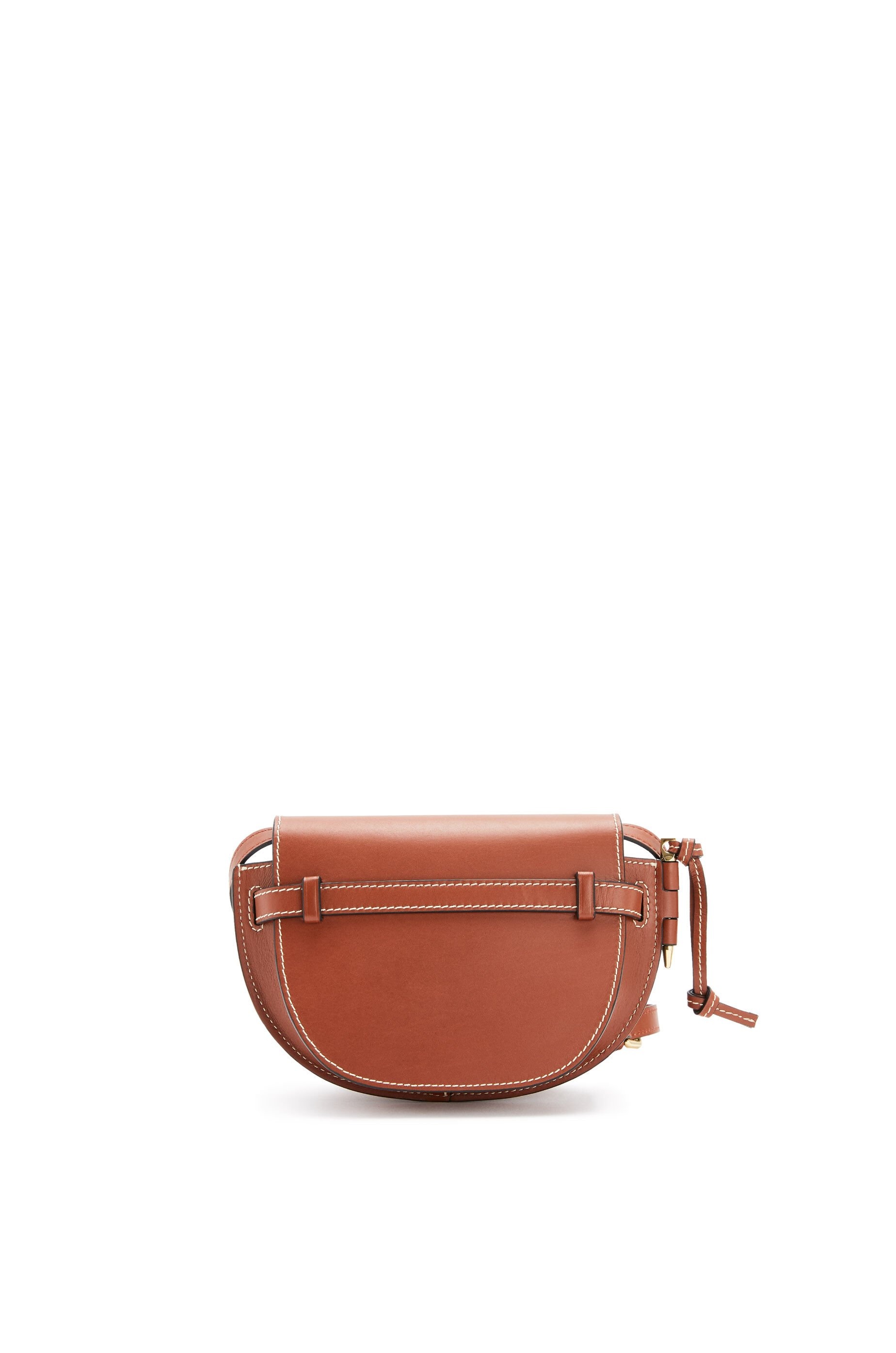 Mini Gate dual bag in natural calfskin - 4