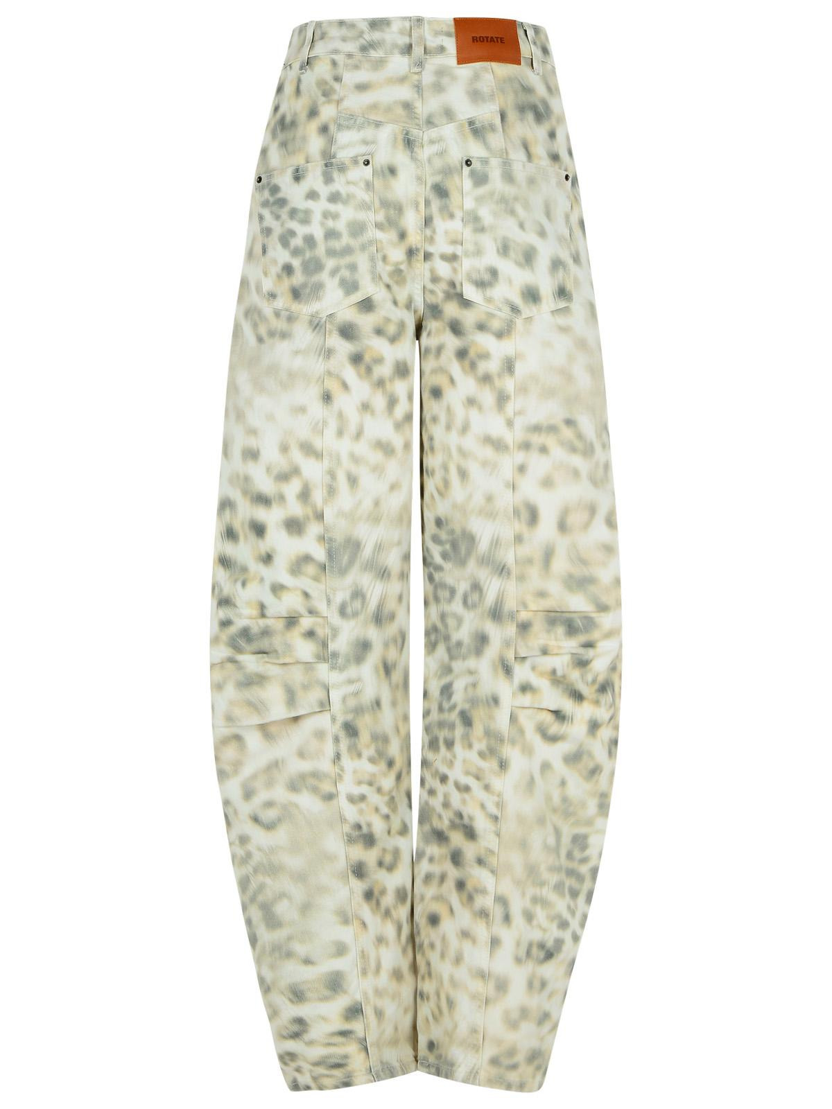 Rotate 'Cargo' Multicolor Cotton Jeans Women - 3