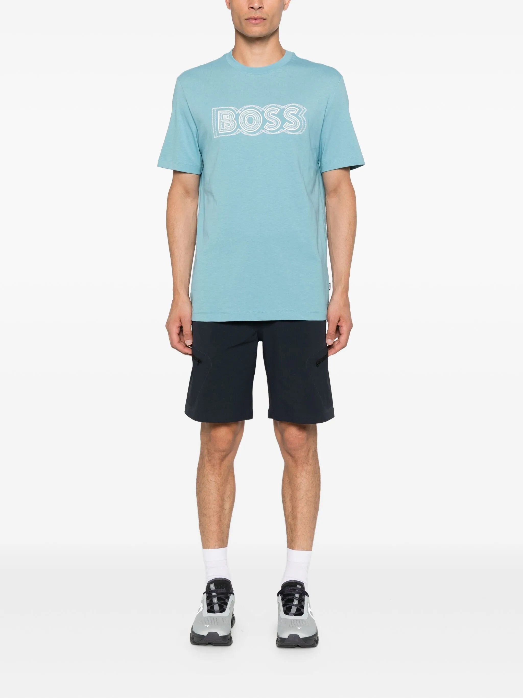 Boss Logo-embroidered T-shirt - 2