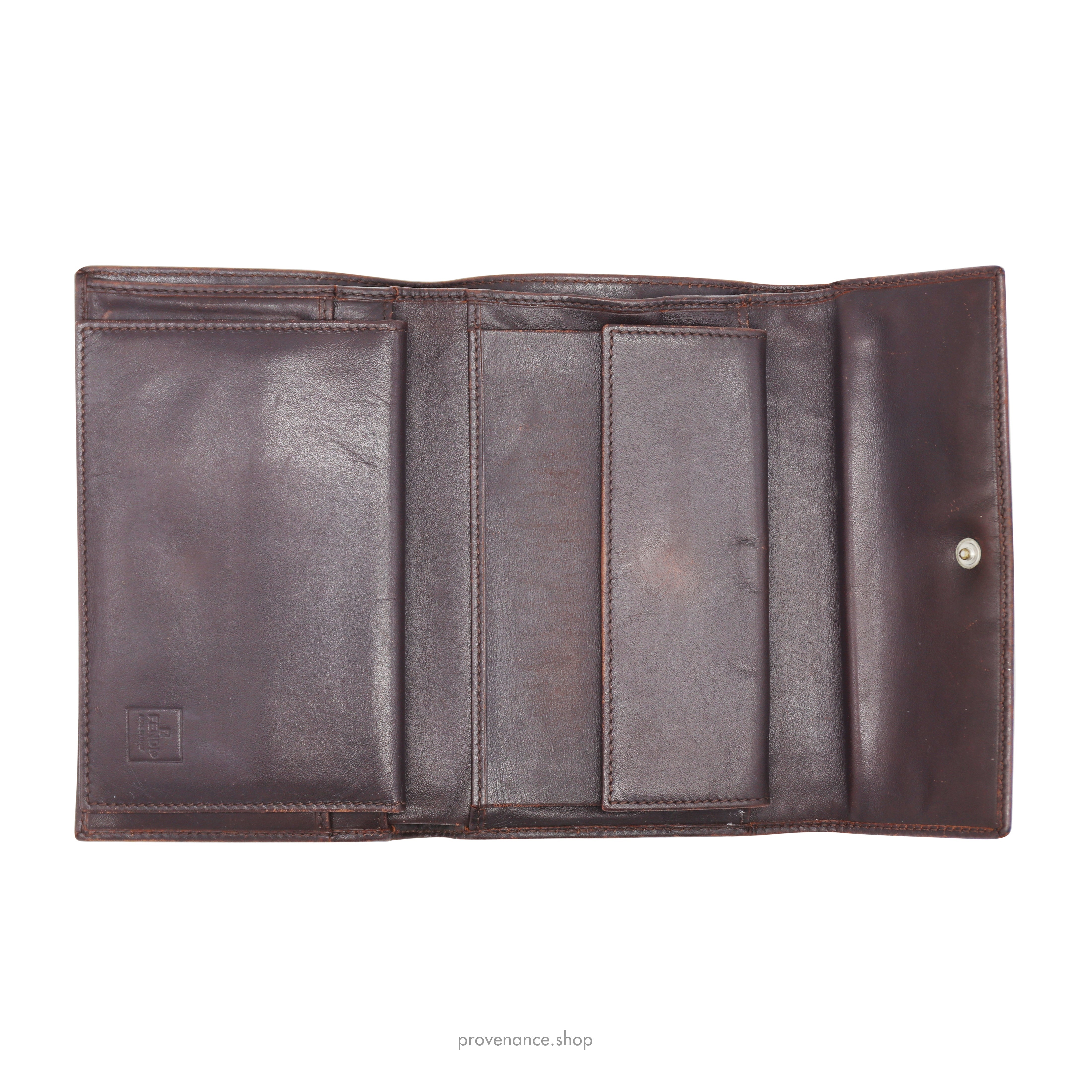 Fendi Trifold Wallet - FF Zucca - 5