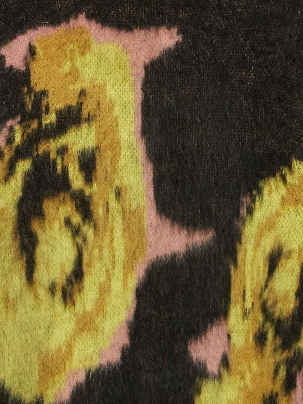 rose intarsia print jumper - 6