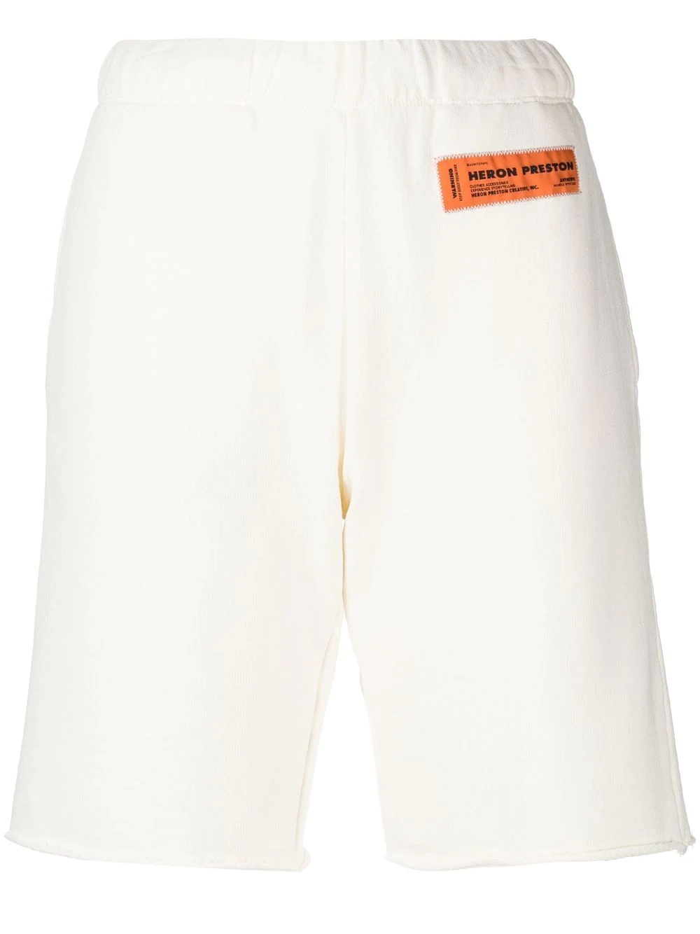 logo-patch cotton shorts - 1