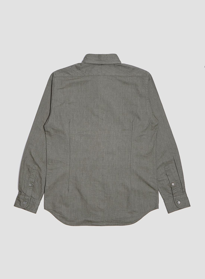 British Officers Shirt in Dark Green 6