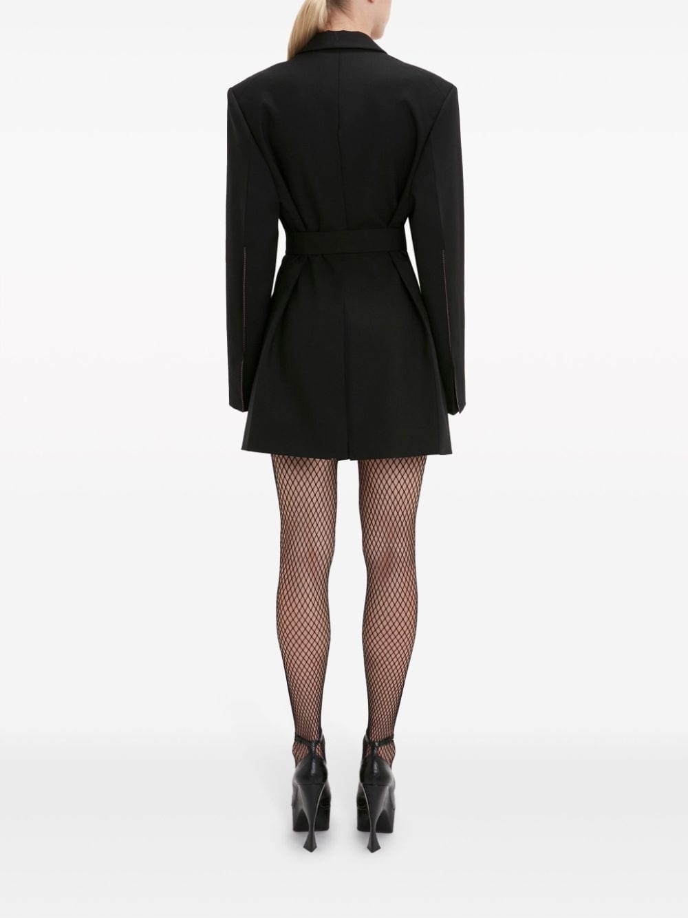 double-breasted tailored minidress - 4