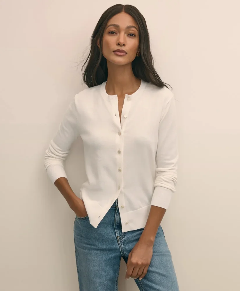 Supima® Cotton Cardigan - 1