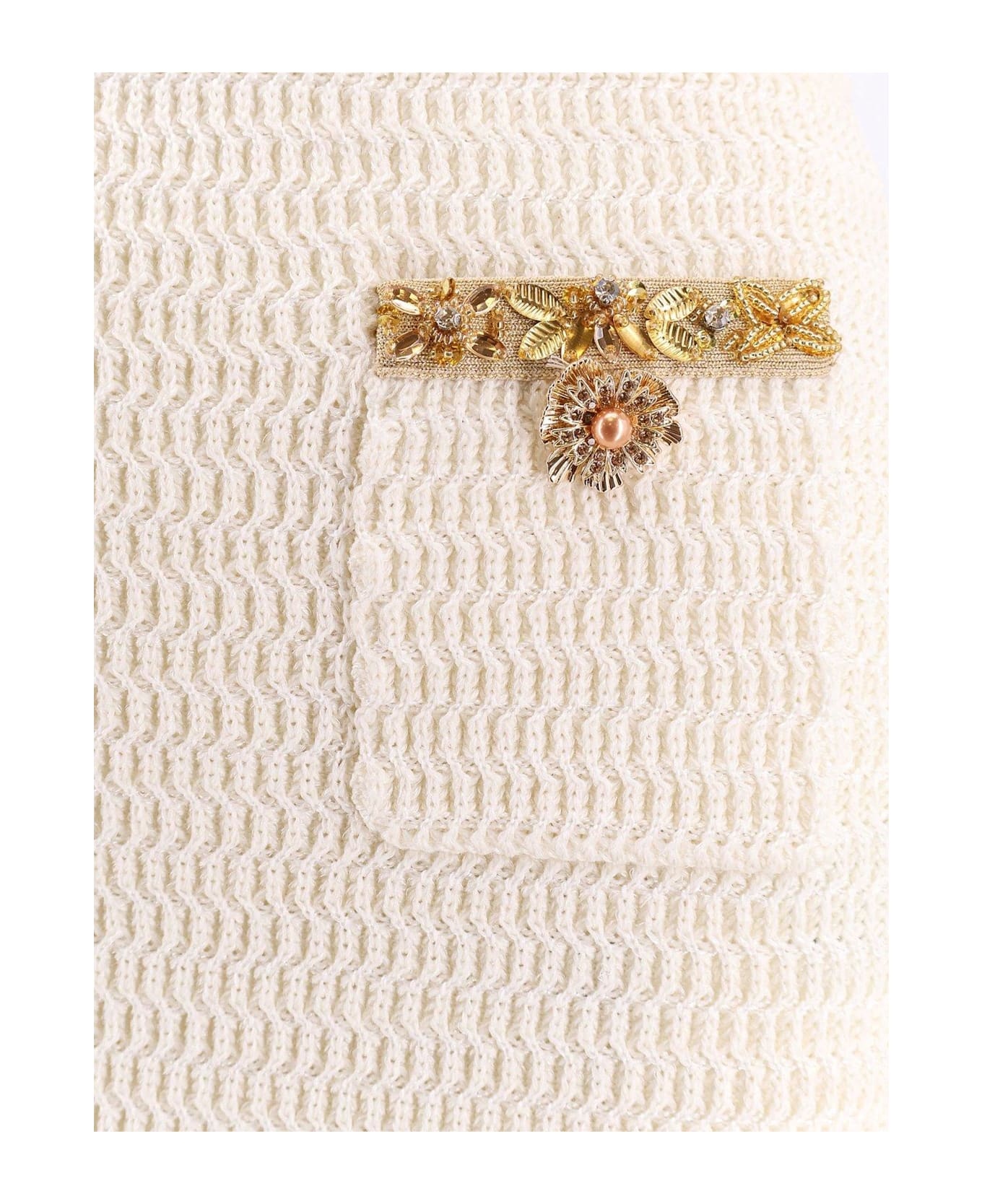 Lurex Knitted Midi Skirt - 3