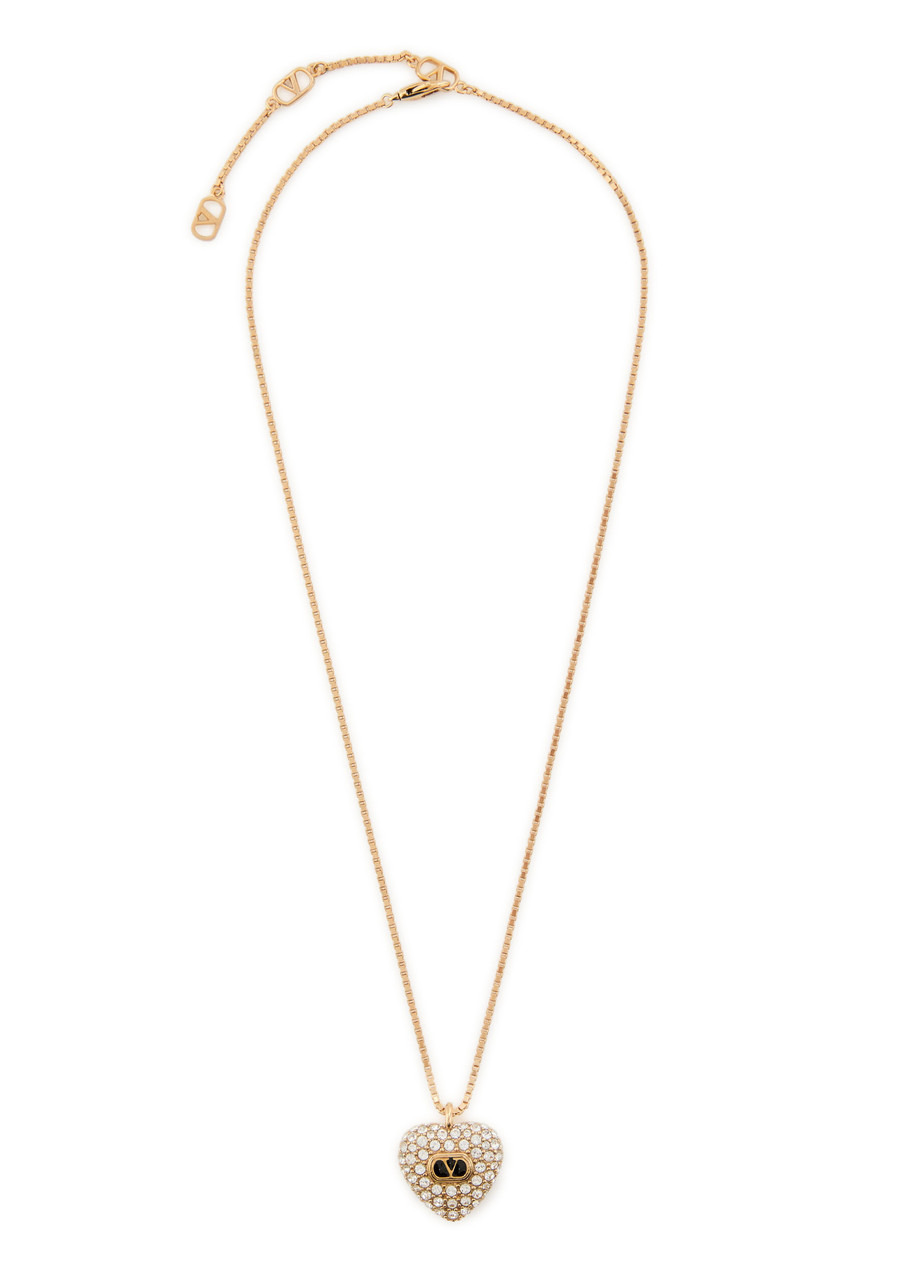 Valentino Coeur Royal Pavé Necklace - 3
