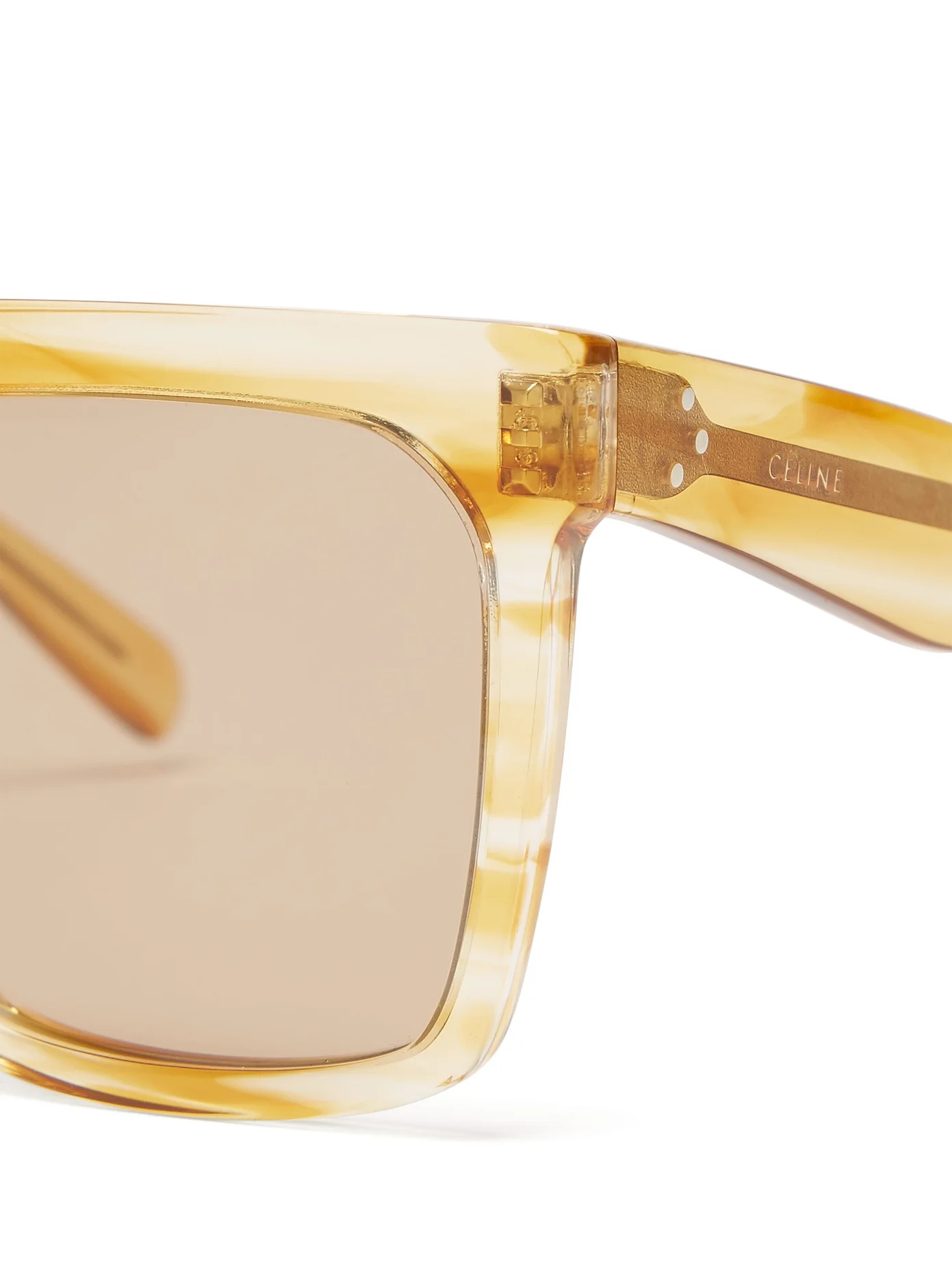 Square acetate sunglasses - 5