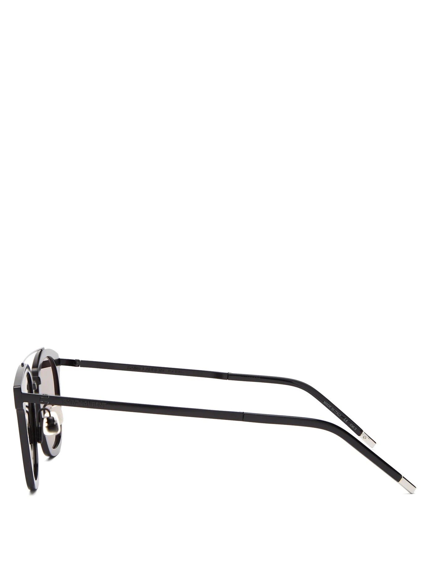 Round-frame top-bar metal sunglasses - 3