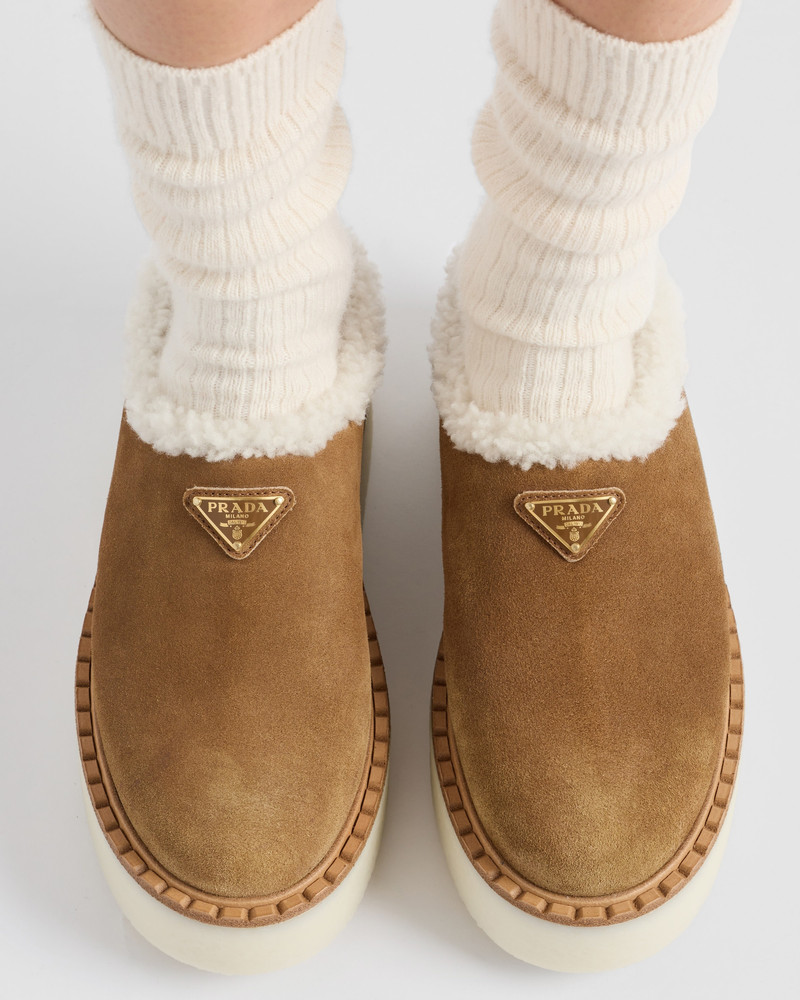 Prada Suede mules outlook