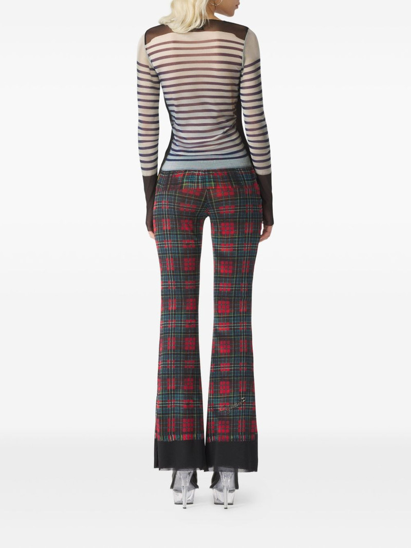 Jean Paul Gaultier striped long-sleeves top outlook