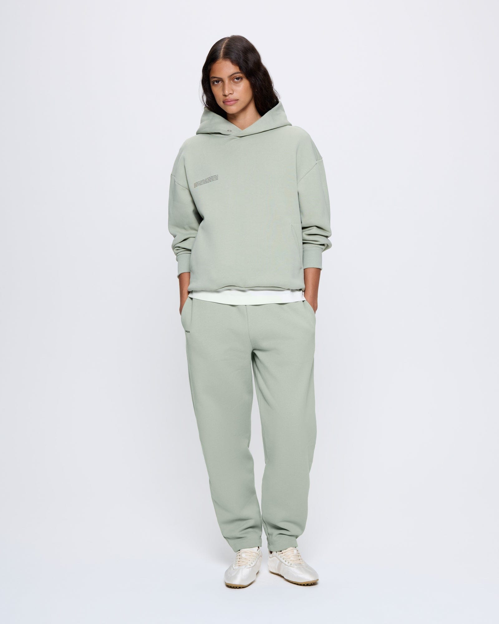 Womens DNA Hoodie - Moss Green - 3