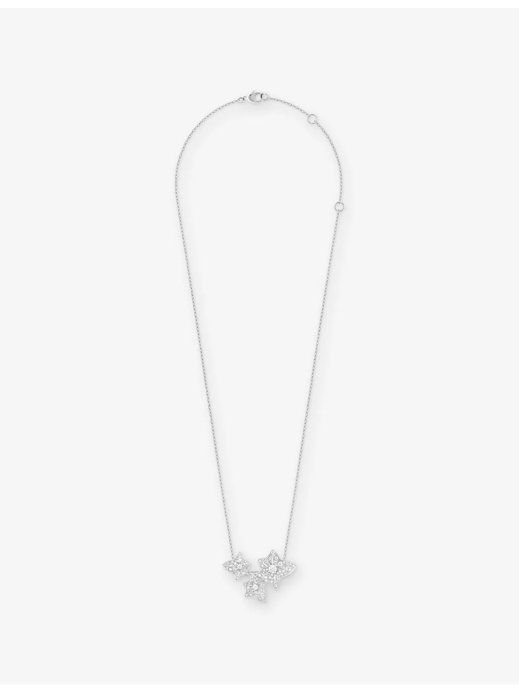 Lierre de Paris 18ct White Gold And 0.60ct Diamond Pendant Necklace - 1