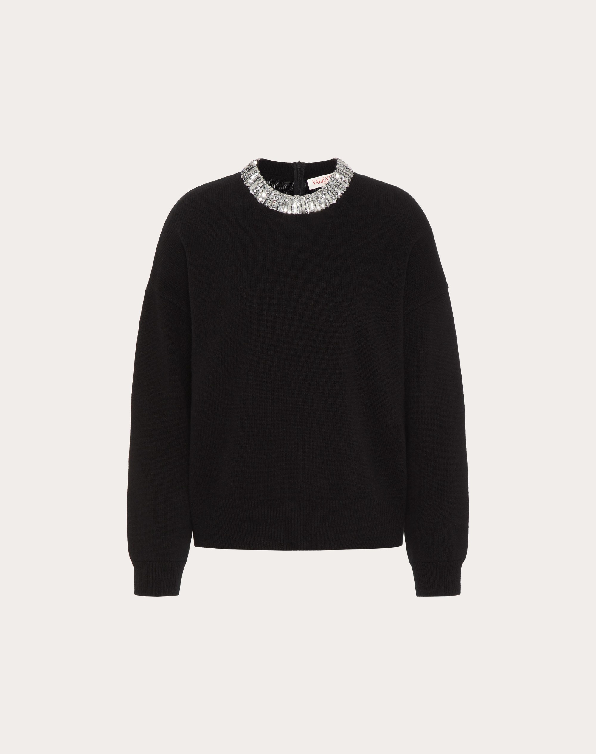EMBROIDERED WOOL SWEATER - 1